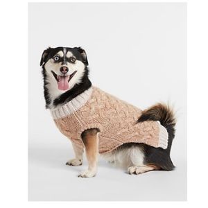 Cable knit Dog Sweater